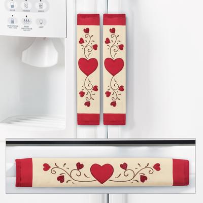 Primitive Country 3-Piece Appliance Cover Set - 7.750 x 7.650 x 1.250