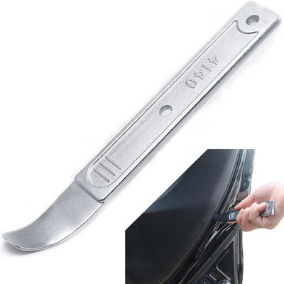 TEMU Promaster Steel Body Repair Tool, Heavy-duty Auto Sheet Metal Pry Bar For Upholstery & Trim Removal, Car Bodywork Pry Tool Image