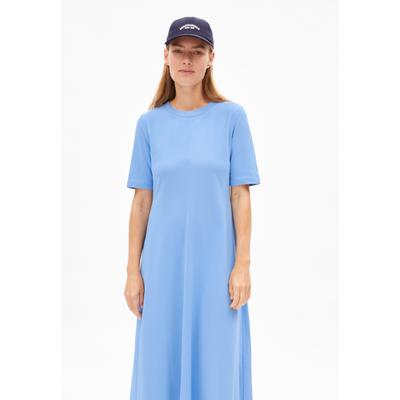 LUANAA LITAA | Heavyweight Jerseykleid aus recyceltem Baumwoll Mix - blau (L) Image