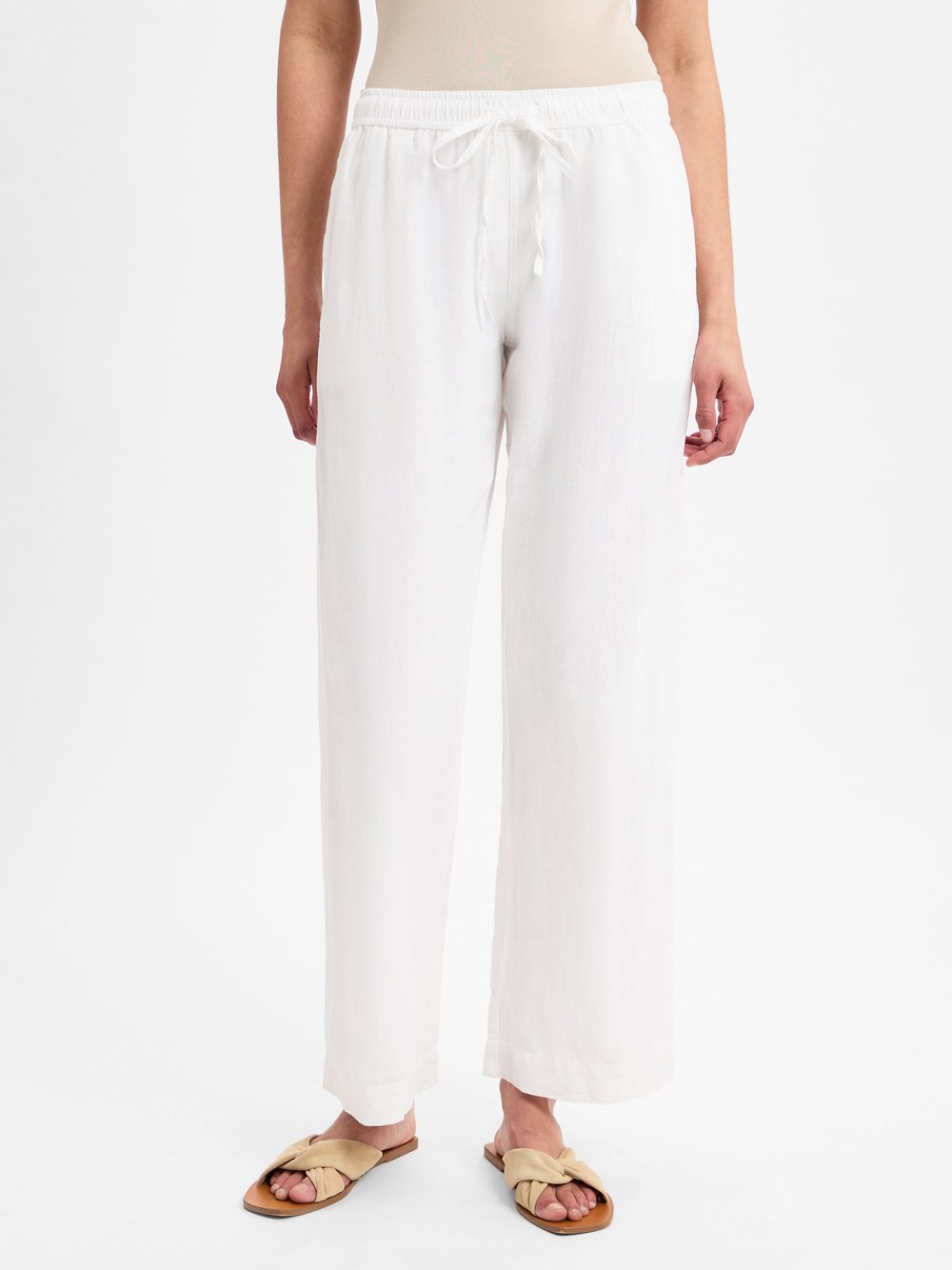 Neo Noir Hose mit Leinen-Anteil Damen weiß, 38 Image