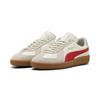 Sneaker PUMA "Army Trainer Sneakers Erwachsene", Gr. 45, warm weiß rot gum beige, Obermaterial: Kuhleder; Futter: Synthetik, Textil; Innensohle: Textil; Laufsohle: Gummi, Schuhe