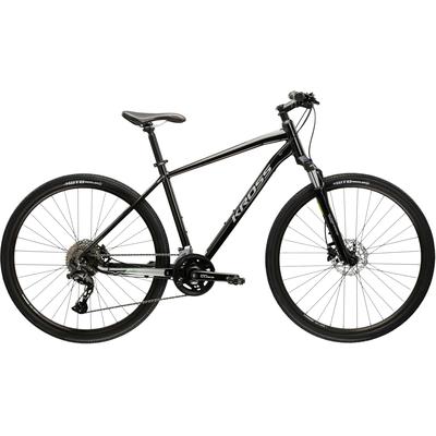 Crossrad KROSS "Evado 7.0" Gr. 58, schwarz (schwarz, schwarz), Fahrräder, 58cm, 28 Zoll (71,12cm) hinten: 28 Zoll (71,12cm)