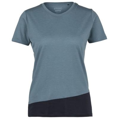 Stoic - Women's Merino155 LaholmSt. Colorblock T-Shirt - Merinoshirt Gr 3XL grau Image