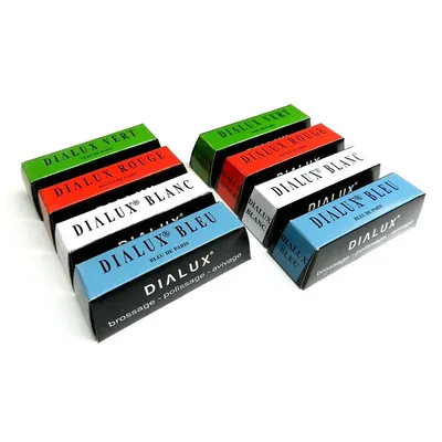 China Premium DIALUX Rouge Vert Final High Finishing Paste Metal Gold Silver Platinum Plastic Polishing Compound