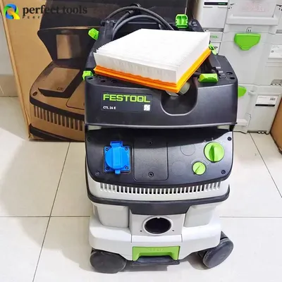 Original German FESTOOL Vacuum Cleaner Air Filter 36AC Dust Collector Filter Element Vacuum Cleaner Sandpaper Machine Air Grid