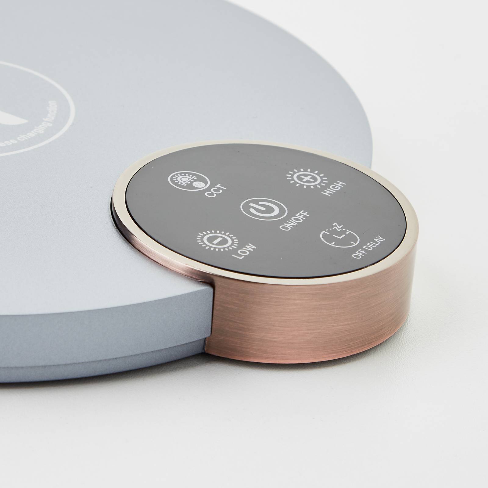 Brilliant LED Schreibtischlampe Officehero, dimmbar, alu / grau / zink, für Arbeitszimmer / Büro, Aluminium, LED Tischlampe