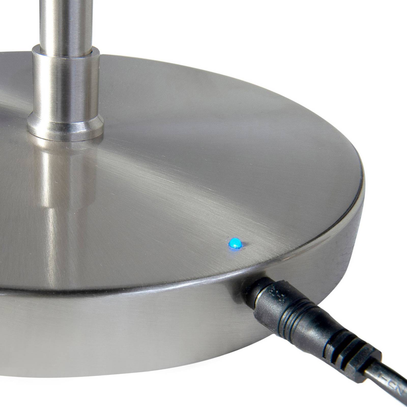 HighLight LED Stehlampe Round Move, dimmbar, alu / grau / zink, für Wohn- / Esszimmer, Metall, Modern, LED Stehlampe