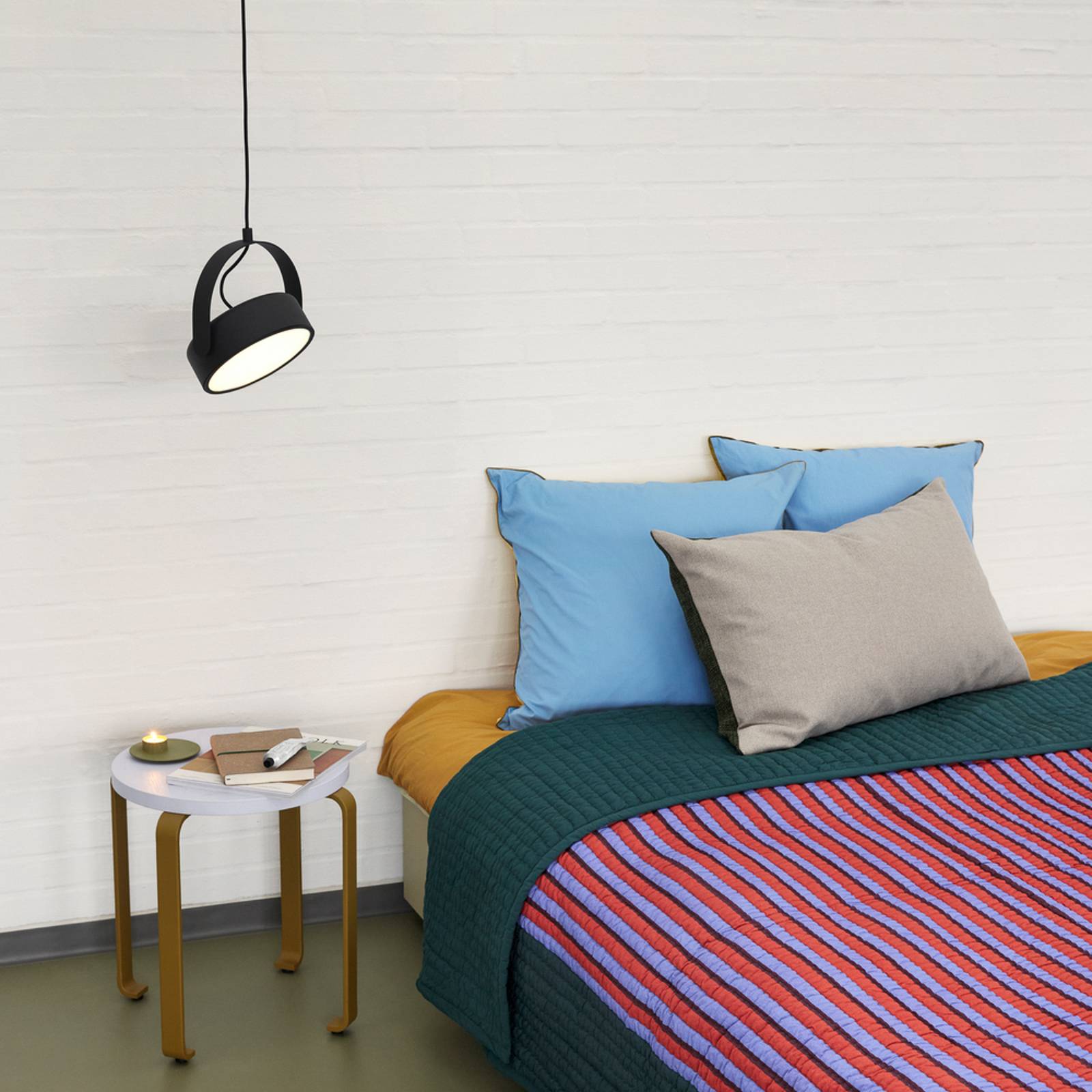 Hübsch Design Hängelampe Stage, schwarz, für Wohn- / Esszimmer, Metall, Design, Pendelleuchte