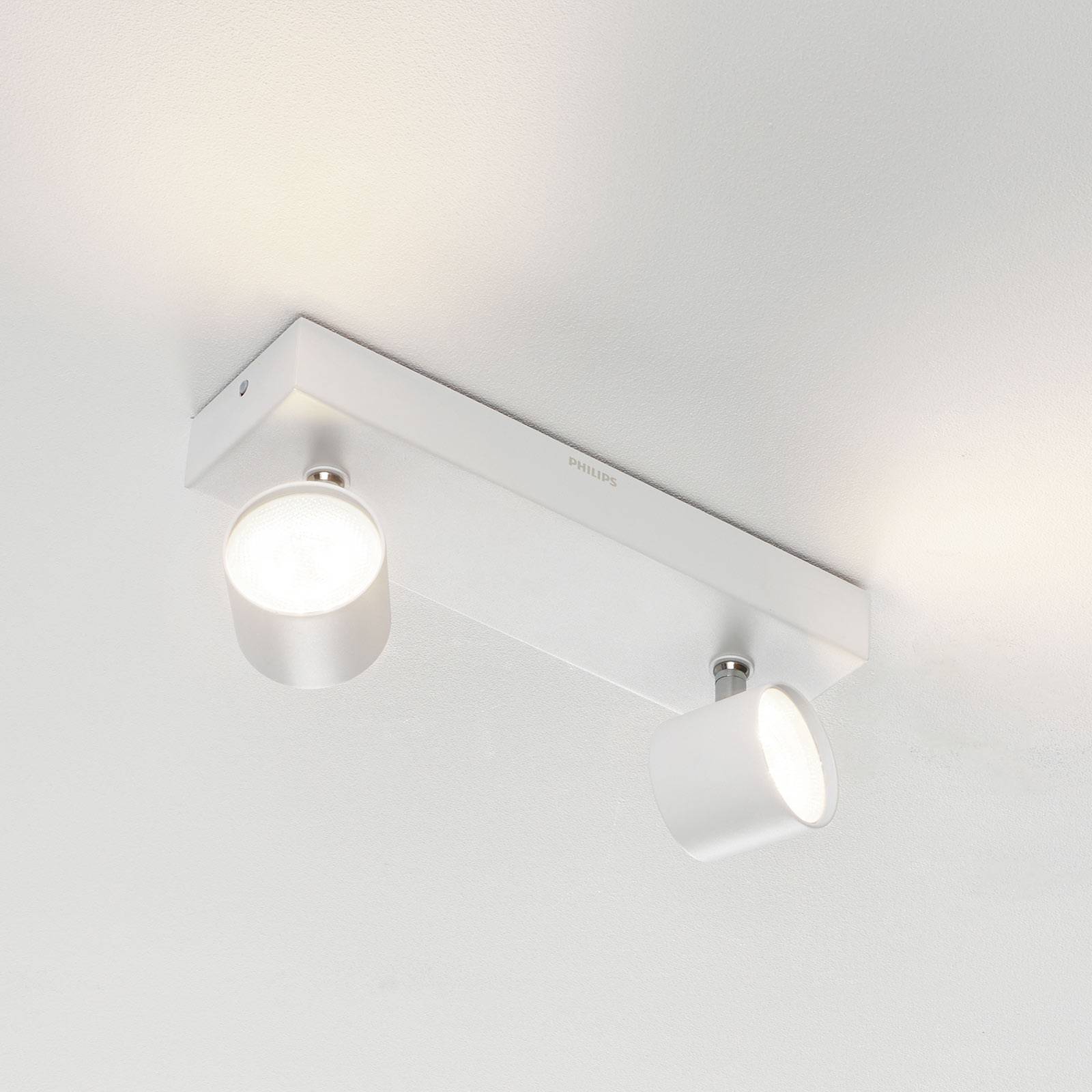 Philips LED Deckenspot STAR, dimmbar, weiß / opal, für Wohn- / Esszimmer, Metall, Modern, LED Deckenleuchte