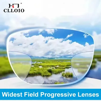 CLLOIO Free Form Wide-field Progressive Lenses 1.56/1.61/1.67/1.74 Thin Interior Digital Customized Multifocal Optical Lenses