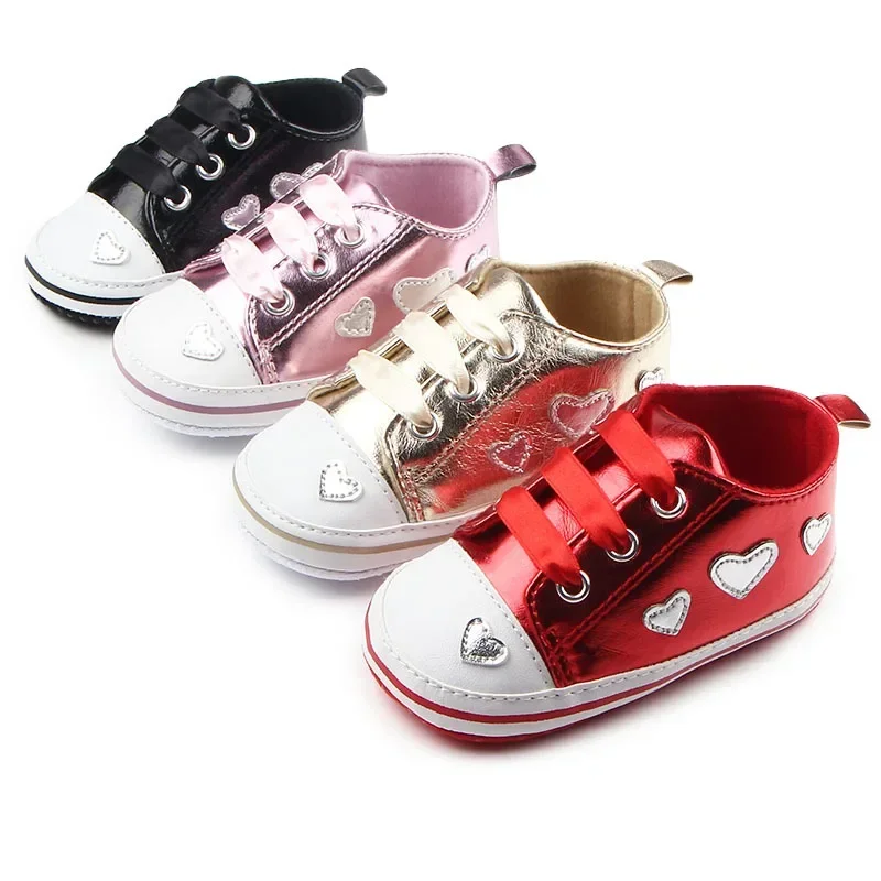 Mode Baby Schuhe Kleinkind Erste Wanderer PU Leder Weichen Sohlen Babe Mädchen Turnschuhe Neugeborenen Jungen Schuhe