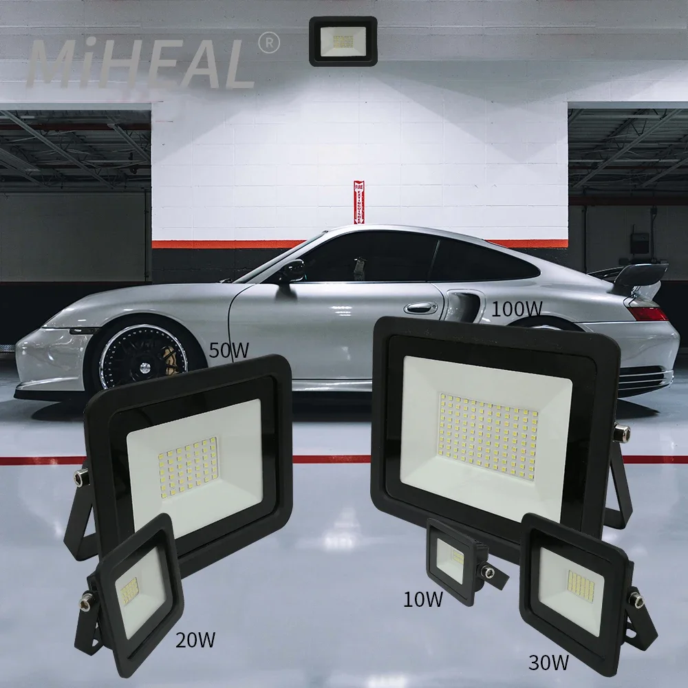 110V/220V LED Industriebeleuchtung 10W 20W 30W 50W 100W Fabrik Werkstatt Garage IP68 Arbeitslampe Bergbaulampe Flutlicht LED