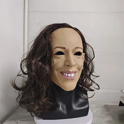 Kamala Harris Maske Halloween Cosplay Putin Trump Kostüm Requisiten Urlaub Geschenke Fans Image
