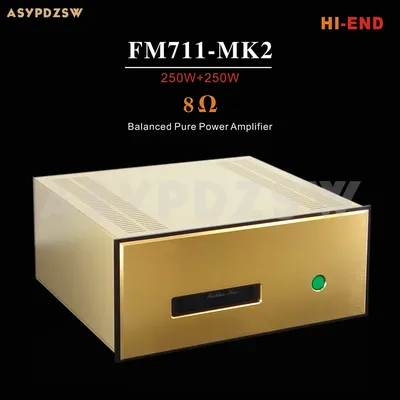 BRZHIFI FM711-MK2 HI-END Balanced Pure Leistungsverstärker 250 W + 250 W 8 Ohm Image