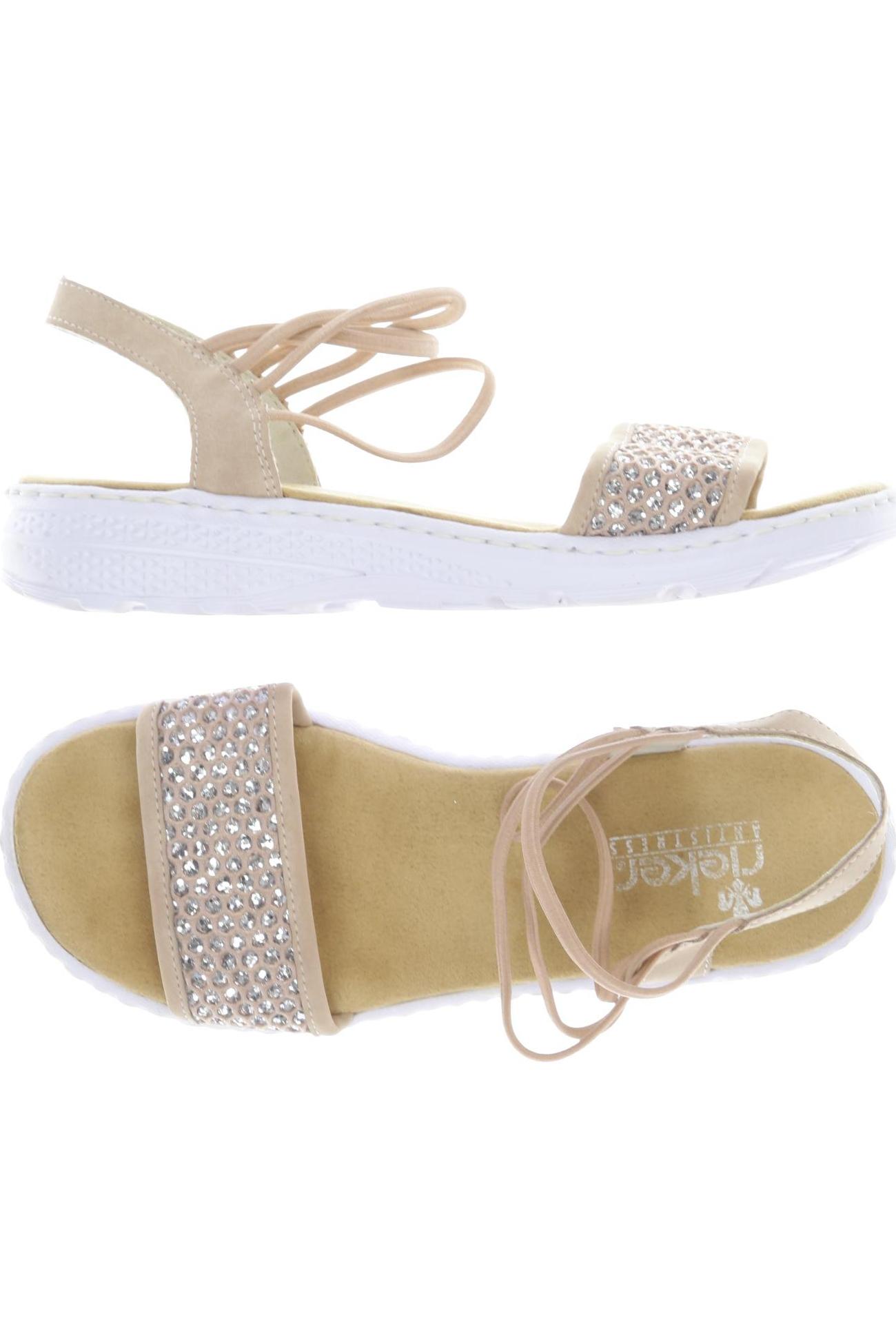 Rieker Damen Sandale, Gr. 36, beige, Kunstleder Image