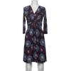 Ilse Jacobsen Damen Kleid, Gr. 34, marineblau, Elasthan, Synthetik
