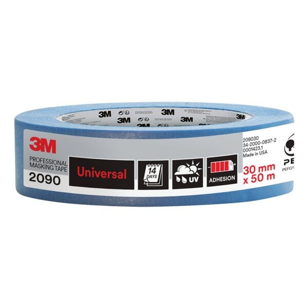 3M Malerabdeckband »2090« 30 mm x 50 m blau, 3 cm Image