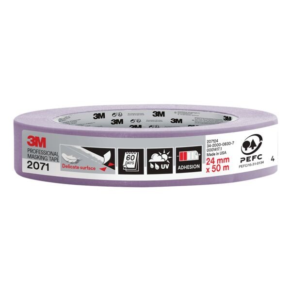 3M Malerabdeckband »2071« 24 mm x 50 m violett, 2.4 cm Image