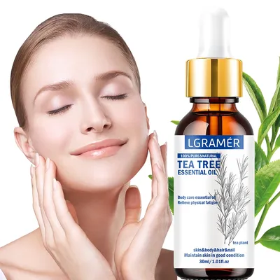 30ML Tea Tree Essential Oil ,100% Pure Nature for Aromatherapy, Diffuser, Humidifier, Woody,