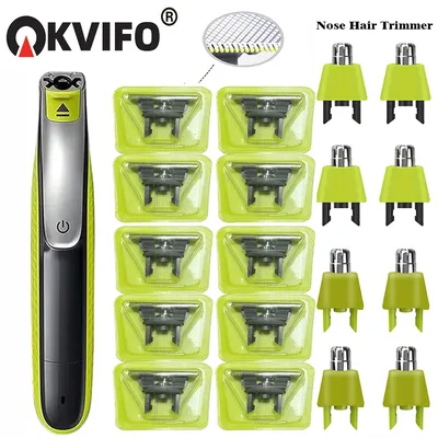 KVIFO Shaver Replacement Blade For OneBlade & One Blade QP2520 QP2530 QP2620 QP2630 QP6510 QP6520 Hybrid Electric Beard Trimmer