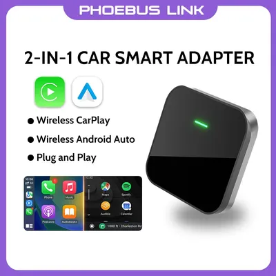 Phonebus Link NEW Wireless CarPlay Android Auto Wireless Adapter Smart Mini Box WiFi For Volkswagen