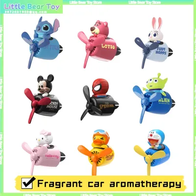 In Stock Disney Characters Stitch Car Mounted Aromatherapy Air Outlet Decoration Interior Decoration