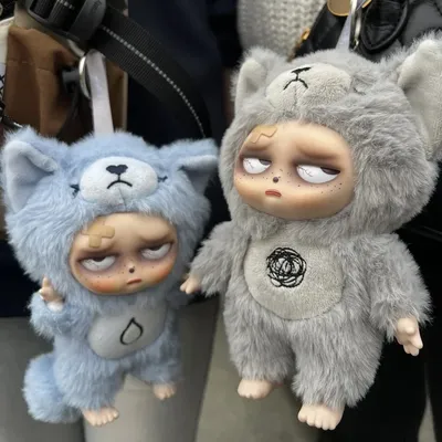 Sleep Grumpipi Insomnia Rampage Series Figure Blind Box Vinyl Face Dolls Macaron Guess Bag Model