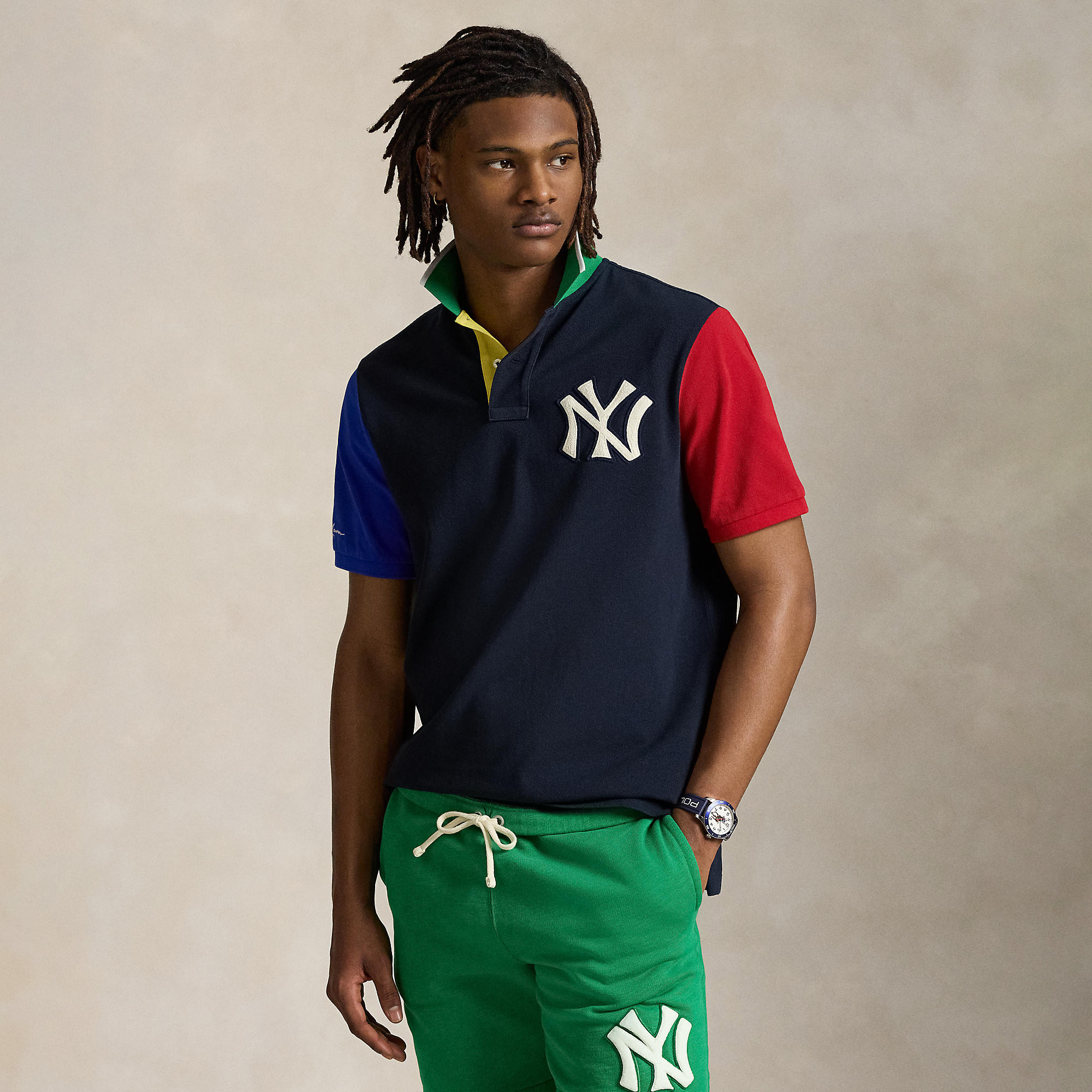 Polo Ralph Lauren – Marineblaues Yankees-Poloshirt Image