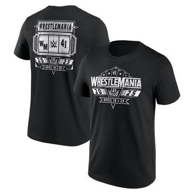 WWE WrestleMania 41 Slot Machine T-Shirt - Schwarz - Herren Image