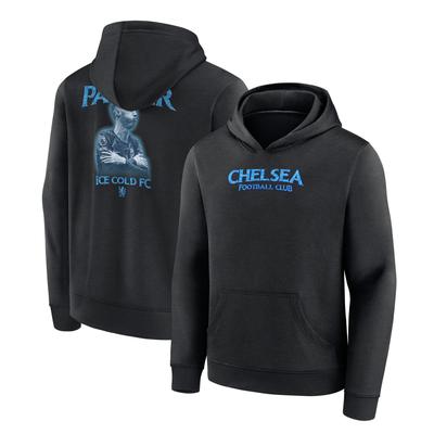 Chelsea Cole Palmer Ice Cold FC Grafik-Hoodie – Schwarz – Kinder Image