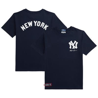 Polo Ralph Lauren – Marineblaues Yankees-Jersey-T-Shirt für Jugendliche Image