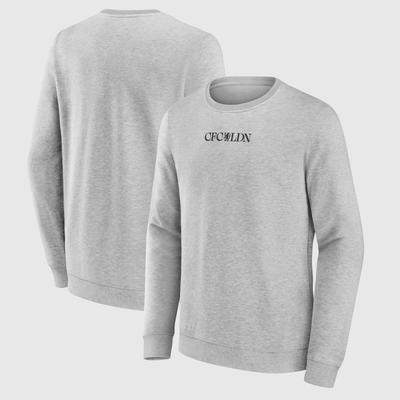 Chelsea CFCLDN Grafik-Sweatshirt mit Rundhalsausschnitt – Graumeliert – Kinder Image