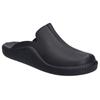 Clog JOSEF SEIBEL "Monaco", Herren, Gr. 48, schwarz, Leder, casual, Schuhe, Hausschuh, Sabot in Weite H (sehr weit)