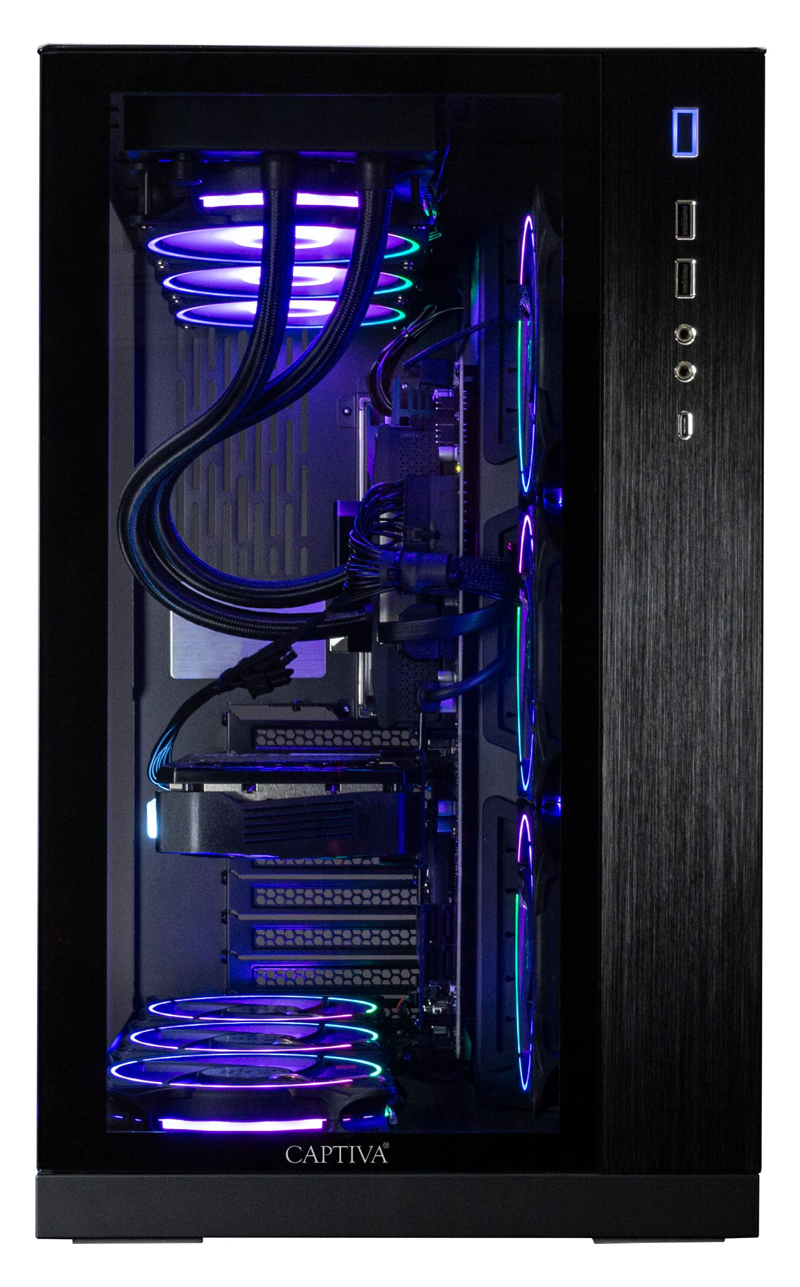 CAPTIVA Gaming-PC "Highend Gaming I89-741", ohne farbbezeichnung, B:37,5cm H:71cm T:73cm, Desktop-PCs Image