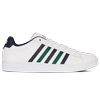 Sneaker K-SWISS "COURT TIEBREAK II", Gr. 46, weiß, peacoat, rain forest, Leder, sportlich, Schuhe