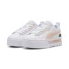 Sneaker PUMA "MAYZE MIX WNS", Gr. 37, puma weiß, alpine snow, loden grün, Leder, unifarben, sportlich, Schuhe