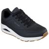 Sneaker SKECHERS "UNO-STAND ON AIR", Herren, Gr. 44, schwarz-weiß (schwarz, weiß), Lederimitat, sportlich, Schuhe, Plateausneaker, Keilsneaker mit Memory Foam