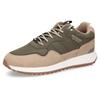 Sneaker DOCKERS BY GERLI, Herren, Gr. 41, grün (khaki, beige), Textil, Lederimitat, sportlich, Schuhe, Trekkingschuh, Outdoorschuh, Schnürschuh, Freiezeitschuh