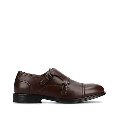 Vance Co Men's Dillon Double Monk Strap