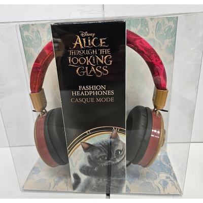 Disney Headphones | Disney Alice Through Looking Glass Kids Fashion Headphones 3.5mm Over The Ear | Color: Red | Size: Os