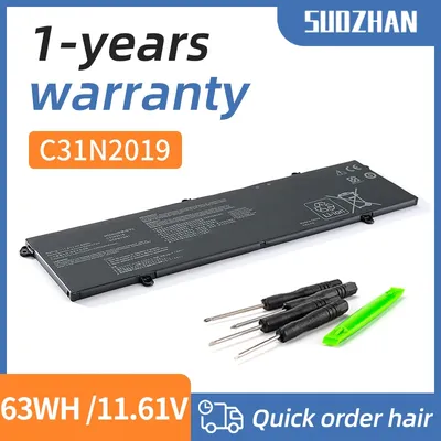 SUOZHAN C31N2019 Laptop Battery For ASUS VivoBook Pro 14X OLED M7400 15 OLED M3500 M3500QC-L1062T M3500QC-L1079T