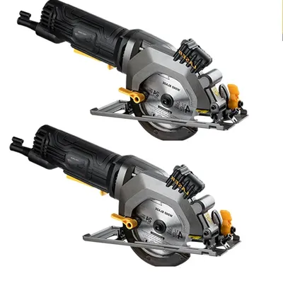 220V Portable Household Multifunctional Electric Chain Saw Circular Saw Mini Woodworking Cutting Machine Electric Circular Saw