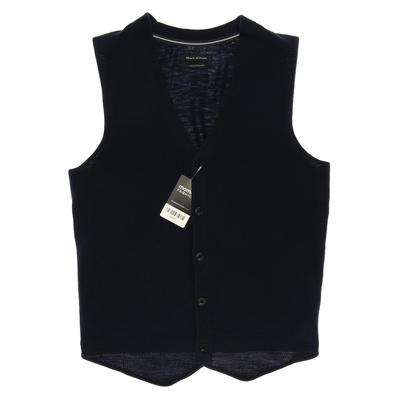 Marc O Polo Herren Weste, Gr. 48, marineblau, Baumwolle Image