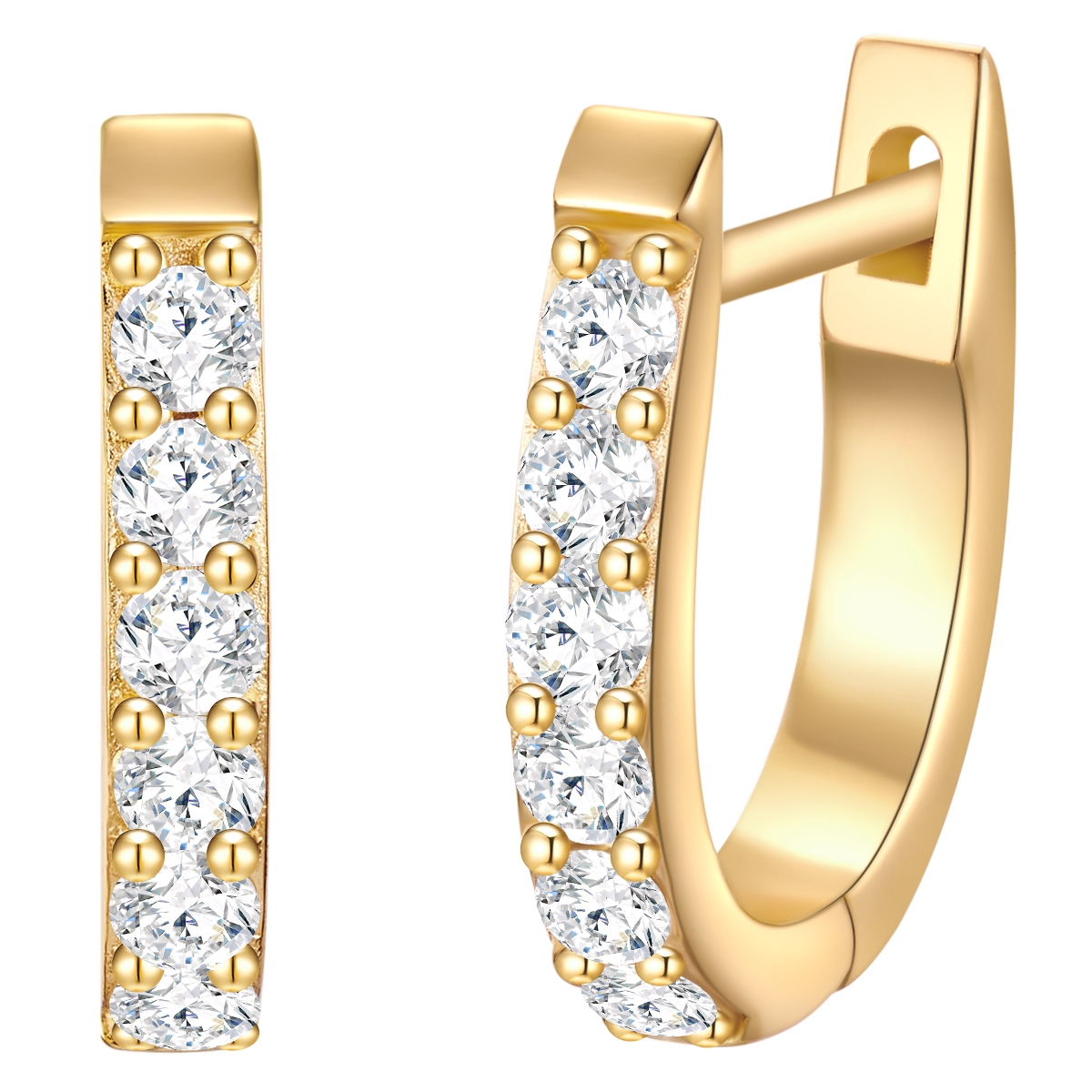 Tresor 1934 Womens Trilani Female Sterling Silver Earring - Gold - One Size | Tresor 1934 Sale | Discount Designer Brands