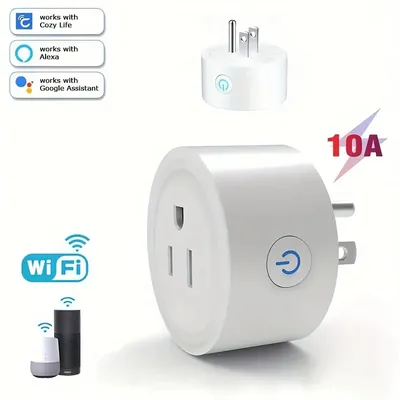 WIFI-Buchse US Wireless Control Outlet 10A mit Timing-Funktion Fernbedienung Smart Home Appliances funktioniert mit Alexa Google Home
