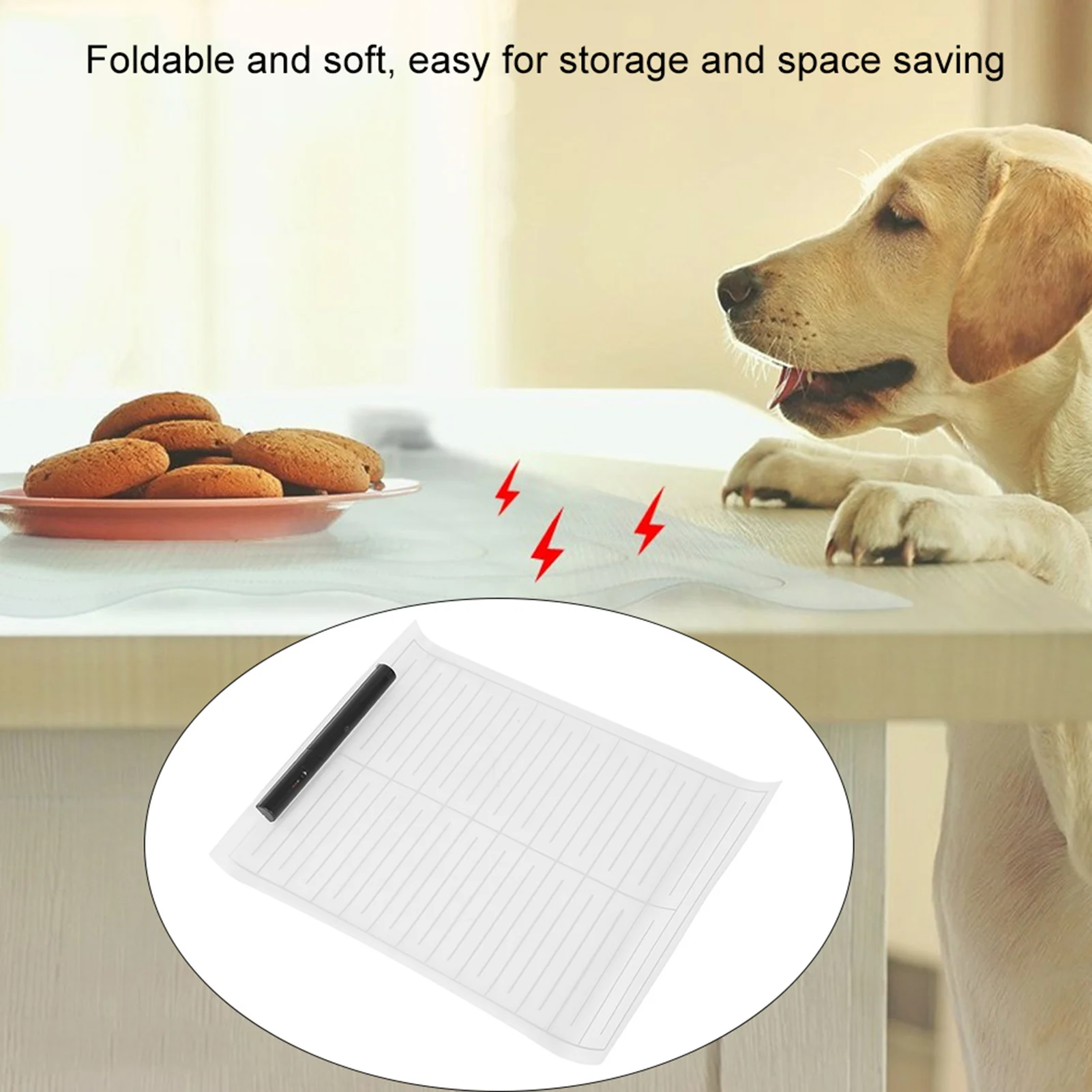 Elektronische Haustiermatte Keep Away Haustiermatte Haustier Innenhaus Elektronische Schockmatte Keep Away Hund Welpen Trainingsmatten Schock Haustiermatte Image