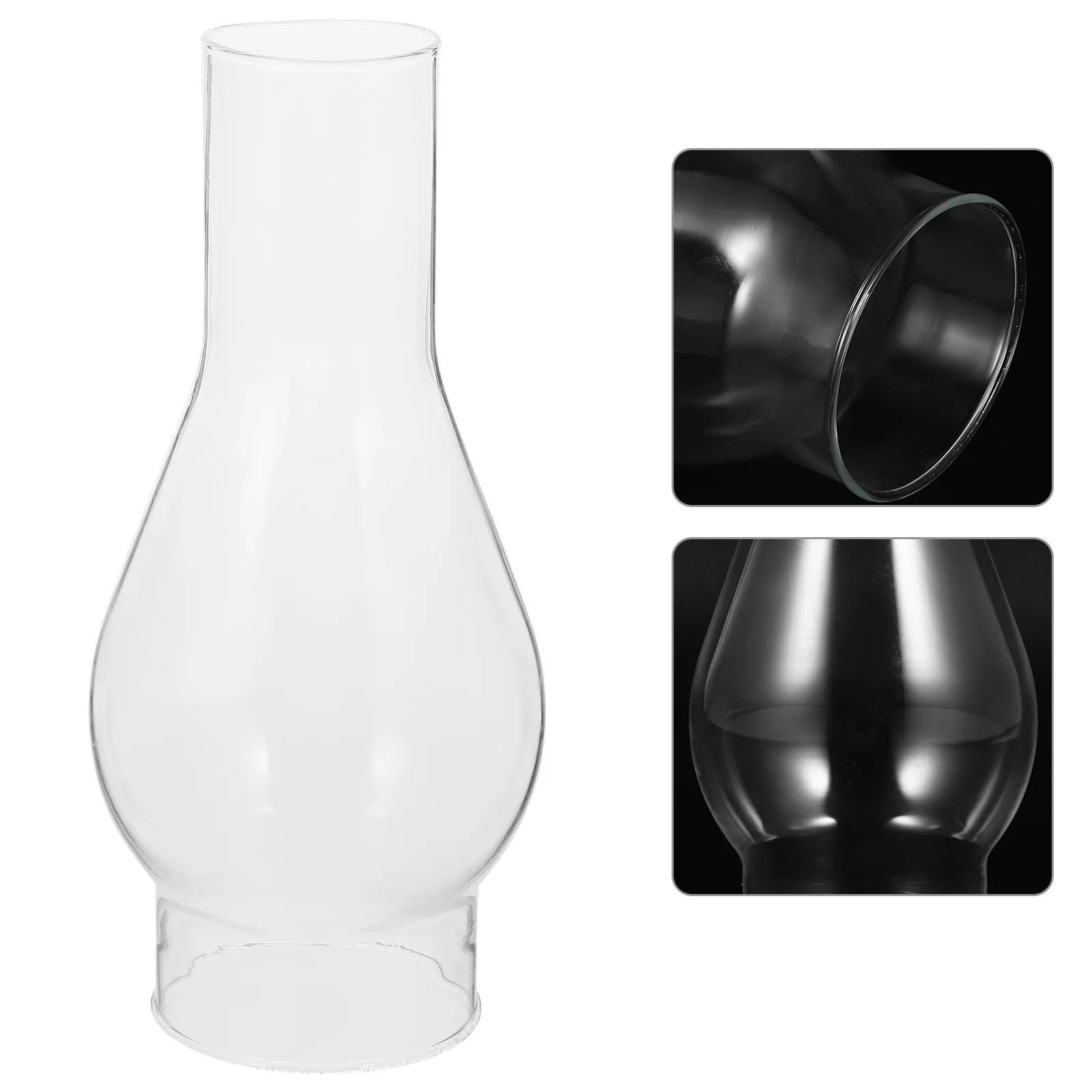 Klarer Glas-Lampenschirm, Vintage-Öl, Kerosin, Laterne, Kamin, Schale, Autolichter, Ersatzschirme für Lampe, geeignete klassische Beleuchtung