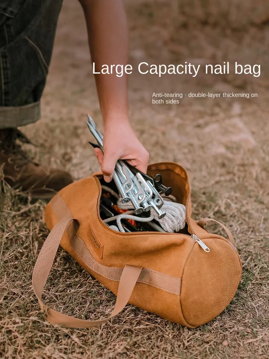 Erste-Hilfe-Taschen Outdoor-Nagel tasche Camping-Tool-Kit Hand gezogene Nagel-Aufbewahrung tasche Lebensmittel-Tasche Anzug Camping-Aufbewahrung tasche Image