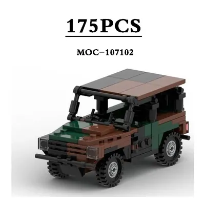MOC-107102 verformbare Puzzle Montage Bausteine Spielzeug Modell Dirt Bike 175pcs Kinder Geburtstag Image