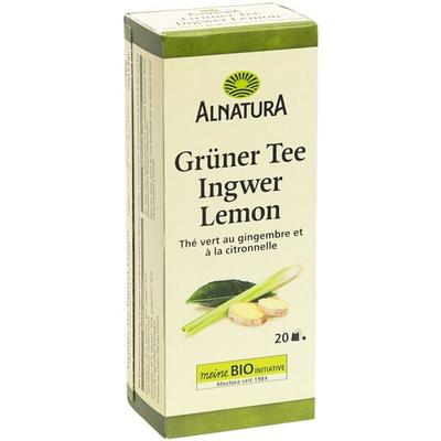Alnatura Grüner Tee »Ingwer-Lemon« 20 Beutel